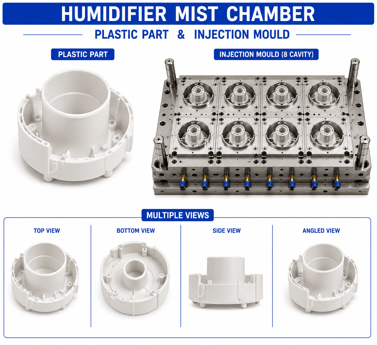 Humidifier Plastic Mist Chamber Mould and Moulding Service